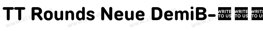 TT Rounds Neue DemiB字体转换 TT Rounds Neue DemiB字体转换